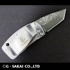 G.Sakai VG-10 Damscus - Sakura Limited щипка за банкноти-Танто