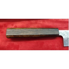 Tsunehisa 440C Damascus Nashiji нож Гиото-Gyuto 180mm - Дъб