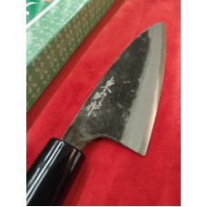 Funay- нож Kio Deba-Деба - Kurouchi 120mm Двустранно заточен-3mm Funay- нож Kio Deba-Деба - Kurouchi 120mm Двустранно заточен-3mm