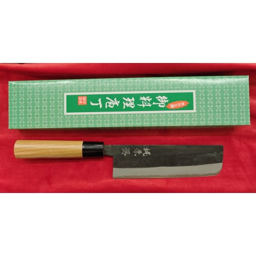 Kajiwara Tuomu нож Nakiri-Накири 170mm Blue Steel 2 Kajiwara Tuomu нож Nakiri-Накири 170mm Blue Steel 2