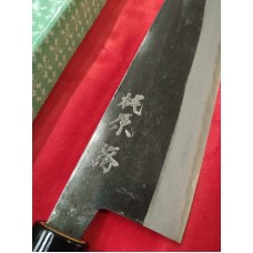 Kajiwara Tuomu нож Nakiri-Накири 170mm Blue Steel 2