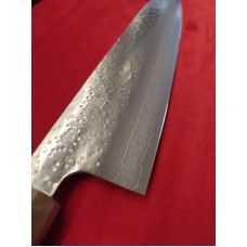 Makoto Kurosaki VG7 Damascus Tsutime Нож Гиото-Gyuto 210mm-Орех