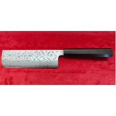Makoto Kurosaki VG7 Damascus Нож Накири-Nakiri 165mm-Абанос