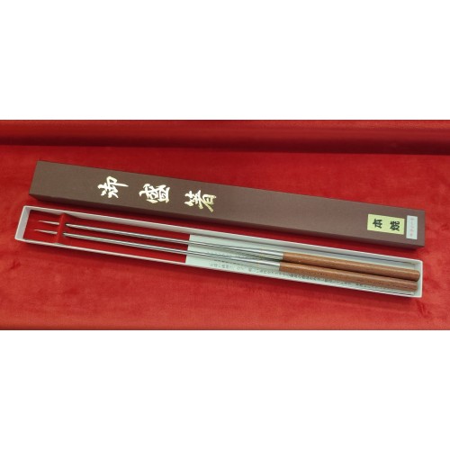 Hitohira Moribashi Plating Chopsticks Bloodwood 210mm