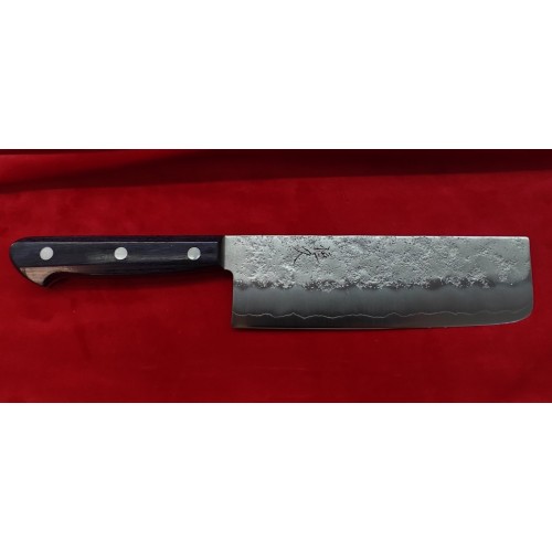 Tsunehisa нож Накири-Nakiri Ginsan(Silver #3) Nashiji-Лилав Tsunehisa нож Накири-Nakiri Ginsan(Silver #3) Nashiji-Лилав