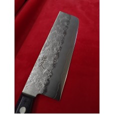Tsunehisa нож Накири-Nakiri Ginsan(Silver #3) Nashiji-Лилав