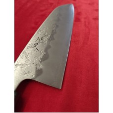 Tsunehisa Ginsan/Gin3/Silver#3 Nashiji нож Сантоку-Santoku 170mm