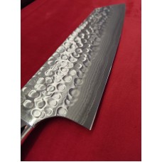 Takeshi Saji SRS13 Damascus Maru Hammered Нож Бунка-Bunka 180mm-Кориан