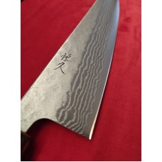 Tsunehisa 440C Damascus Nashiji нож Гиото-Gyuto 210mm - Дъб