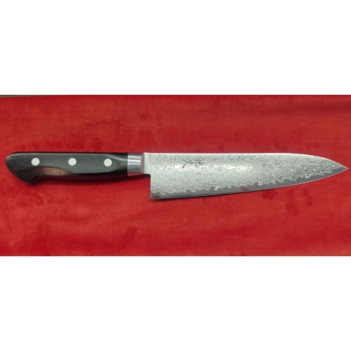 Tsunehisa AUS10 Damascus Нож Гиото-Gyuto 180mm