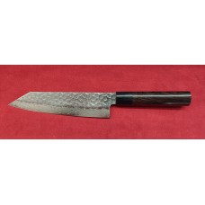 Tsunehisa 恒久 нож Bunka-Бунка VG-10 Damascus Tsuchime 180mm-Палисандър