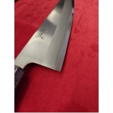 Tsunehisa Shirogami Lacquered Гиото-Gyuto 240mm-Лилав
