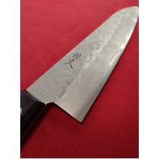 Tsunehisa нож Гиото 210mm Ginsan(Silver #3) Nashiji-Лилав