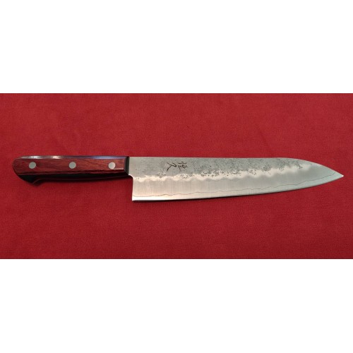 Tsunehisa нож Гиото 210mm Ginsan(Silver #3) Nashiji-Червен Tsunehisa нож Гиото 210mm Ginsan(Silver #3) Nashiji-Червен