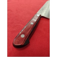 Tsunehisa нож Гиото 210mm Ginsan(Silver #3) Nashiji-Червен