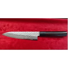 Tsunehisa 恒久 нож Гиото-Gyuto VG-10 Damascus Tsuchime 180mm