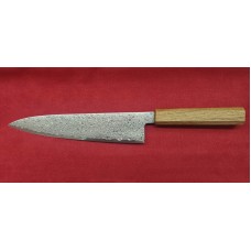 Tsunehisa ZA-18 Damascus Гиото-Gyuto 210mm Yaki Urushi Дъб Tsunehisa ZA-18 Damascus Гиото-Gyuto 210mm Yaki Urushi Дъб