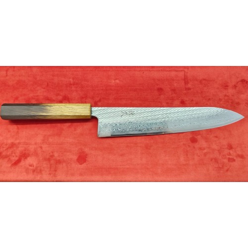 Tsunehisa AUS10 Sanjushichi 参拾漆 Nawame Damascus Гиото-Gyuto нож 240mm