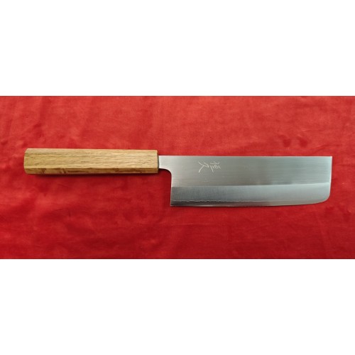 Tsunehisa SRS13 Прахова стомана нож Накири-Nakiri 165mm