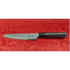 Tsunehisa 恒久 Tsutime Sumi VG10 Damascus нож Petty 150mm-Палисандър Tsunehisa 恒久 Tsutime Sumi VG10 Damascus нож Petty 150mm-Палисандър