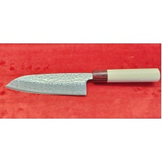 Tsunehisa Geppaku Ginsan 3 Damascus нож Сантоку-Santoku 170mm Tsunehisa Geppaku Ginsan 3 Damascus нож Сантоку-Santoku 170mm