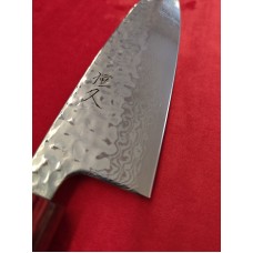 Tsunehisa Geppaku Ginsan 3 Damascus нож Сантоку-Santoku 170mm Tsunehisa Geppaku Ginsan 3 Damascus нож Сантоку-Santoku 170mm
