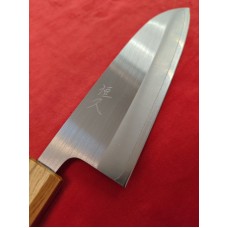 Tsunehisa SRS13 Прахова стомана нож Сантоку-Santoku 165mm