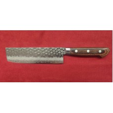 Tsunehisa Tsutime Hammered VG10 Нож Накири-Nakiri 165мм
