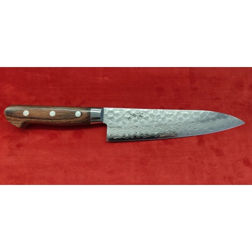 Tsunehisa Tsutime Hammered VG10 Damascus Нож Гиото-Gyuto 180mm