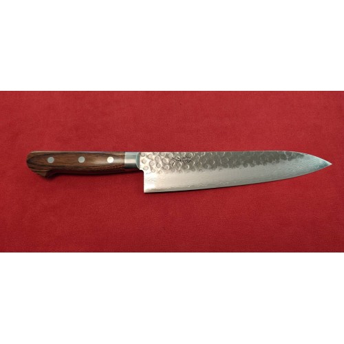 Tsunehisa Tsutime Hammered VG10 Damascus Нож Гиото 210мм Tsunehisa Tsutime Hammered VG10 Damascus Нож Гиото 210мм