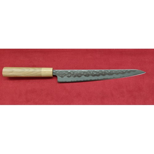 Tsunehisa Shirogami 2 нож Yanagiba-Sujihiki 240mm Hammered