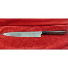 SHIGEKI Shirogami 2 Дамаска стомана нож Yanagiba 240mm