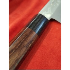SHIGEKI Shirogami 2 Дамаска стомана нож Yanagiba 240mm