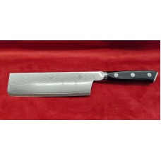 Mcusta ZANMAI Classic Damascus-Black Pakka нож Nakiri 165mm HKB-3008D