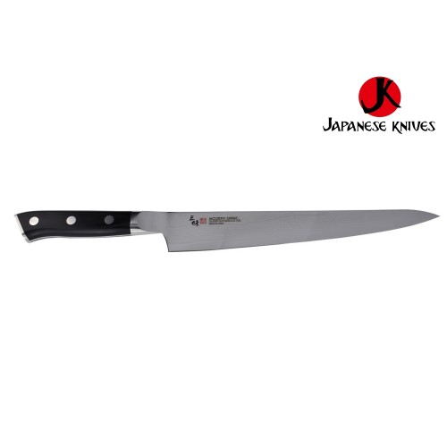 Mcusta ZANMAI Classic Damascus-Black Pakka нож Sujihiki-Yanagiba 270mm HKB-3011D