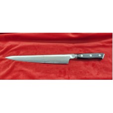 Mcusta ZANMAI Classic Damascus-Black Pakka нож Sujihiki 240mm HKB-3010D