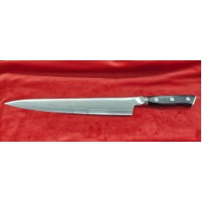 Mcusta ZANMAI Classic Damascus-Black Pakka нож Sujihiki-Yanagiba 270mm HKB-3011D