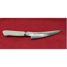 Mcusta ZANMAI Classic Damascus Corian нож Boning 165mm HKC-3009D
