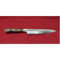 Mcusta ZANMAI Classic Premium Damascus Ironwood нож Petty -Пети 150mm HKI-3002D