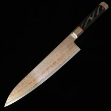MCUSTA ZANMAI Limited Edition Ultimate 3 Black Phoenix, V-Toku2 Colored Damascus Gyuto 210