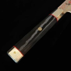 MCUSTA ZANMAI Limited Edition Ultimate 3 Black Phoenix, V-Toku2 Colored Damascus Gyuto 210