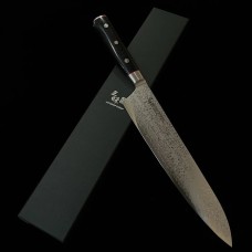 Mcusta ZANMAI Classic Pro 3 Damascus Zebra нож Гиото-Gyuto 210mm ZCPZ3-8005D