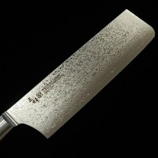 Mcusta ZANMAI Classic Pro 3 Damascus Zebra нож Nakiri 165mm ZCPZ3-8008D