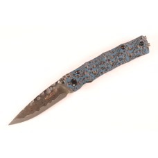 Mcusta MC-33C-FGB-B 25th Anniversary Shinra Take Дръжка Carbon Fiber/Blue G10 Limited Edition 100бр