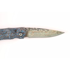Mcusta MC-33C-FGB-B 25th Anniversary Shinra Take Дръжка Carbon Fiber/Blue G10 Limited Edition 100бр