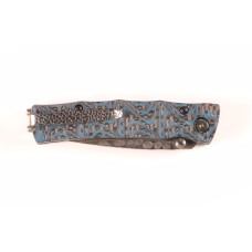Mcusta MC-33C-FGB-B 25th Anniversary Shinra Take Дръжка Carbon Fiber/Blue G10 Limited Edition 100бр