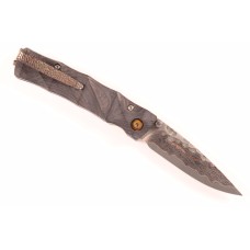 Mcusta MC-33C-SG10 25th Anniversary Shinra Take дръжка Bamboo Design Black G10/Copper Limited Edition 100бр.