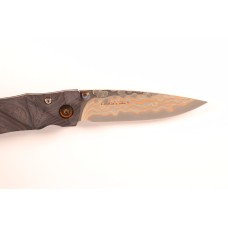Mcusta MC-33C-SG10 25th Anniversary Shinra Take дръжка Bamboo Design Black G10/Copper Limited Edition 100бр.