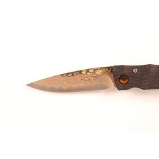 Mcusta MC-33C-SG10 25th Anniversary Shinra Take дръжка Bamboo Design Black G10/Copper Limited Edition 100бр.