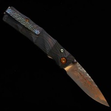 Mcusta MC-33C-SG10 25th Anniversary Shinra Take дръжка Bamboo Design Black G10/Copper Limited Edition 100бр.